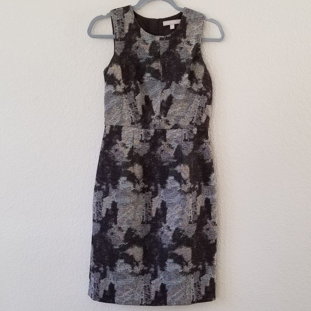 Banana Republic brown grey Sheath Dress size 0